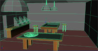 Pool Hall Previz